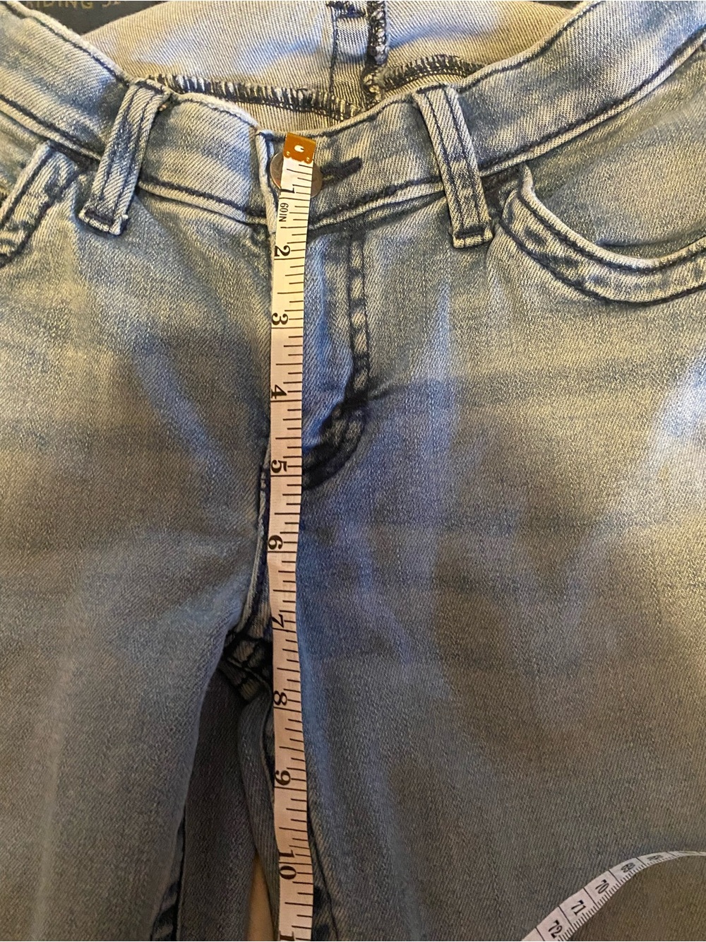 Wrangler Light Blue Boot-Cut Women’s Jeans with Frayed Hem - Picture 6 of 6